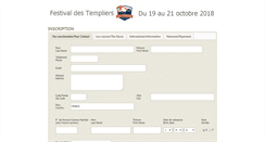 Desktop Screenshot of inscriptions.festivaldestempliers.com