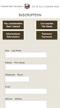 Mobile Screenshot of inscriptions.festivaldestempliers.com