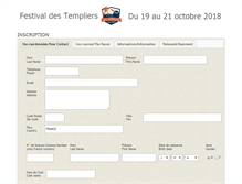 Tablet Screenshot of inscriptions.festivaldestempliers.com